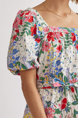 All the Flowers Romper