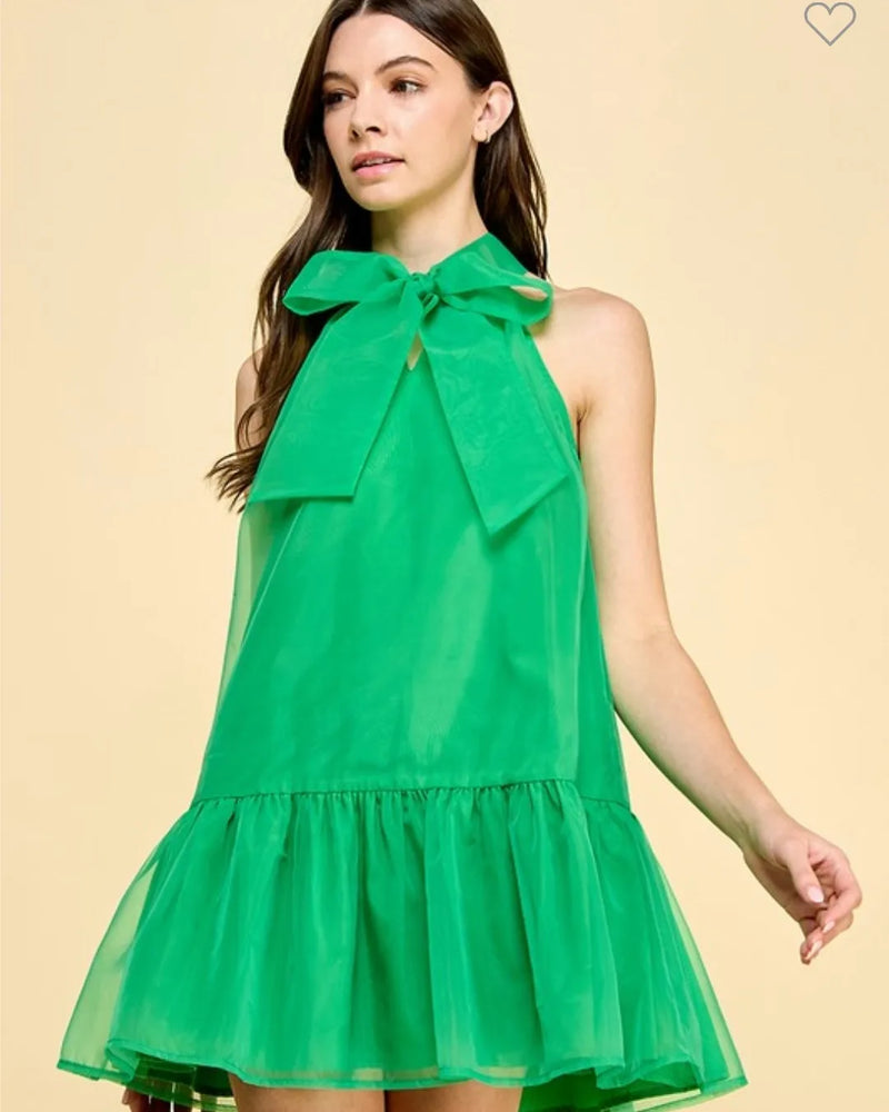 EMILY IN PARIS DRESS- Emerald