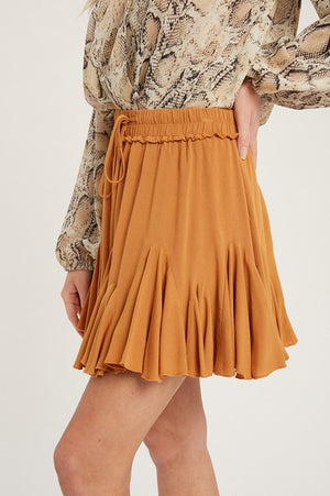 FLOWY SKIRT WITH SHORTS