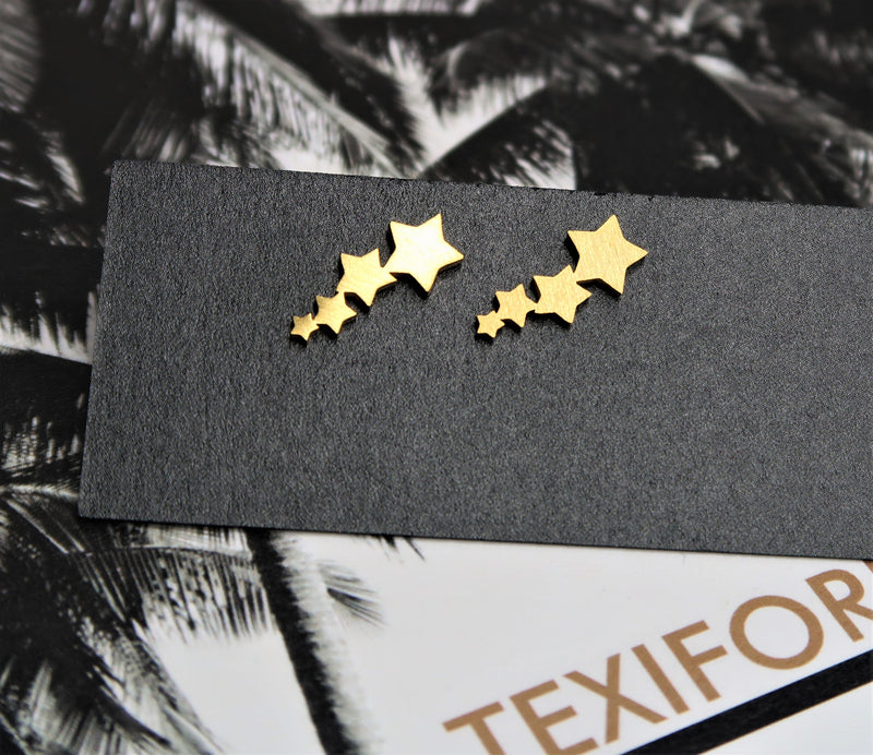 DALLAS COLLECTION STAR STUDS- GOLD